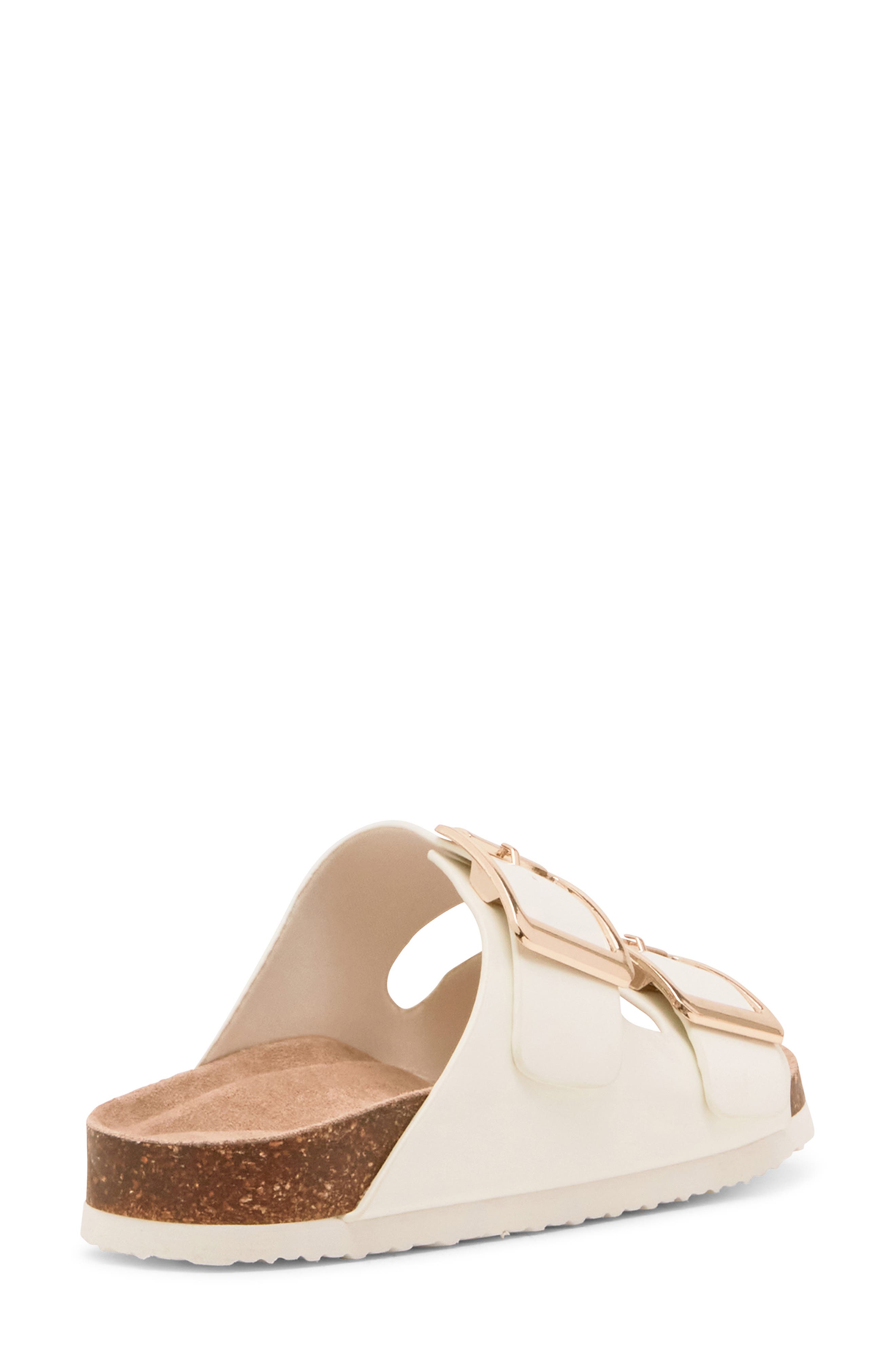 Bodiee Slide Sandal, Alternate, color, WHITE PATENT