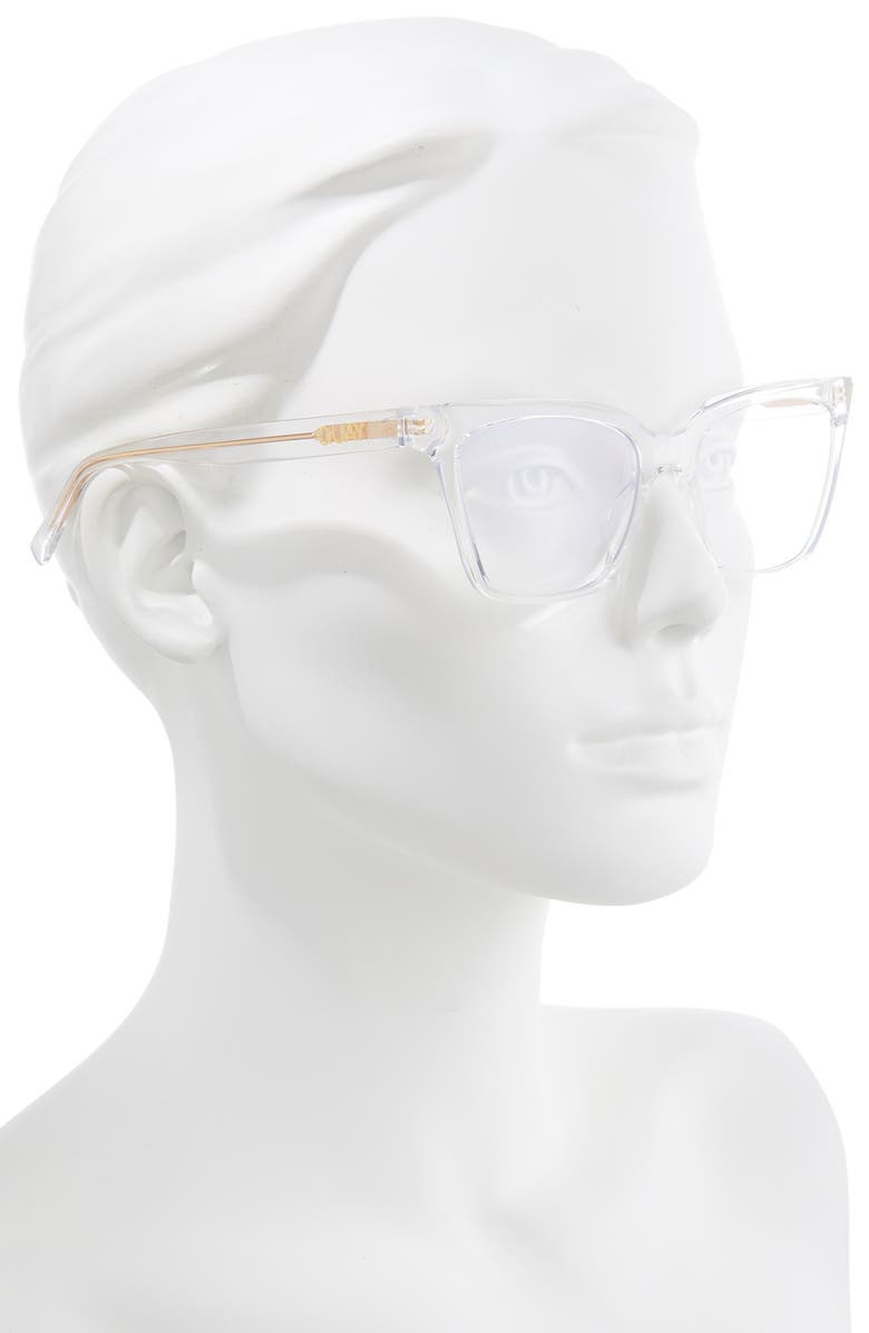 QUAY CEO 55mm Cat Eye Sunglasses, Alternate, color,