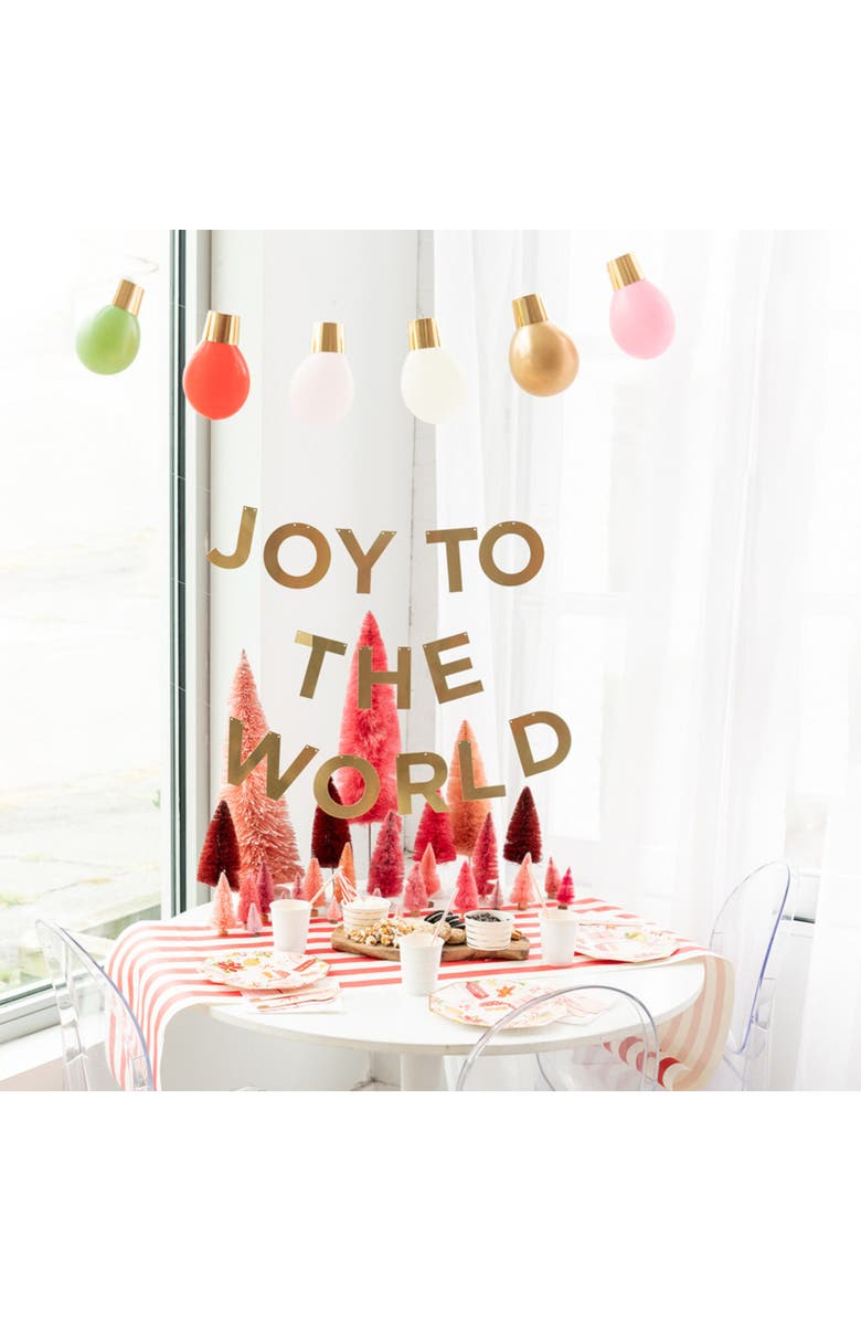 Daydream Society Joy Christmas Themed Petite Napkins, Alternate, color, Assorted Pre-Pack