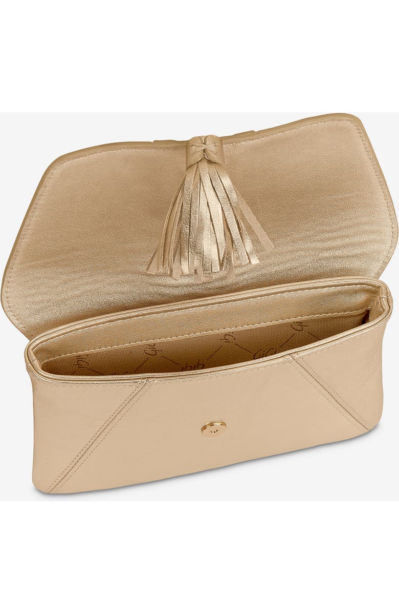 GiGi New York AVA CLUTCH, Alternate, color, Gold