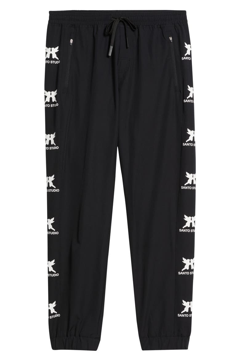 Tempo Faith Over Fear Tech Pants, Alternate, color, BLACK