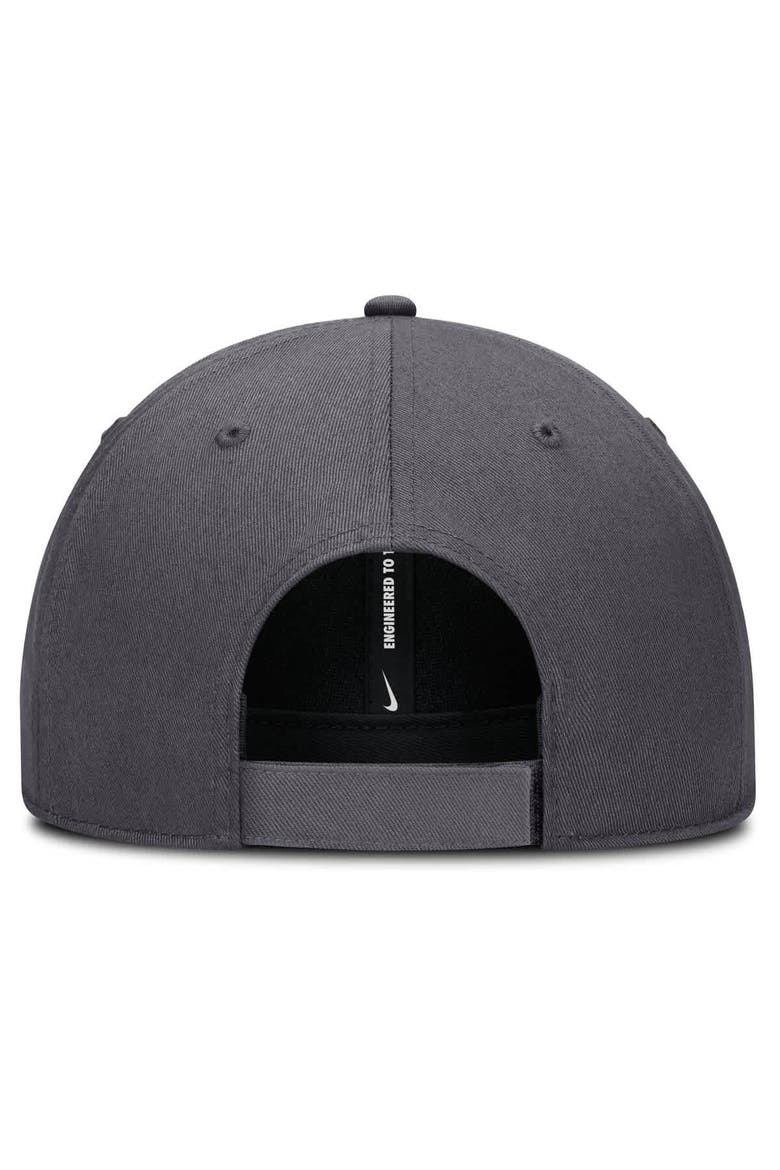 Men's Nike Gray Athletics Club Performance Adjustable Hat, Alternate, color, Gray