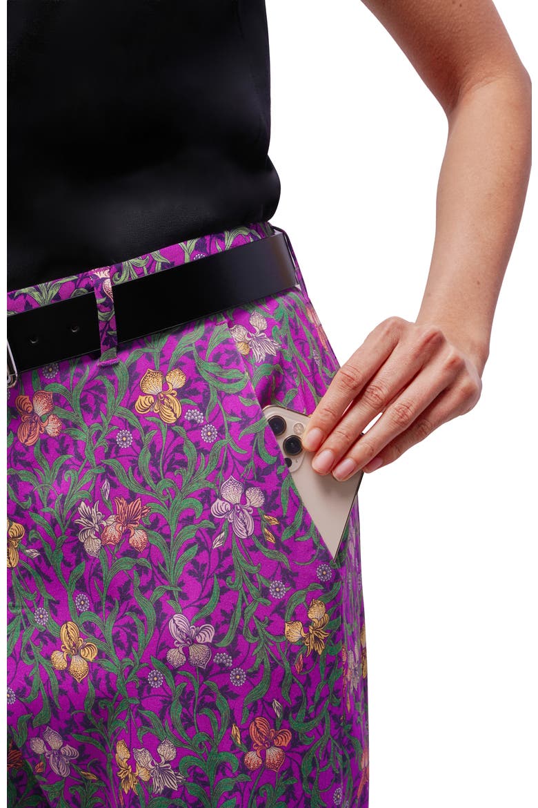 The Empower Slim Crop Pant, Alternate, color, IRIS WALLPAPER FUCHSIA