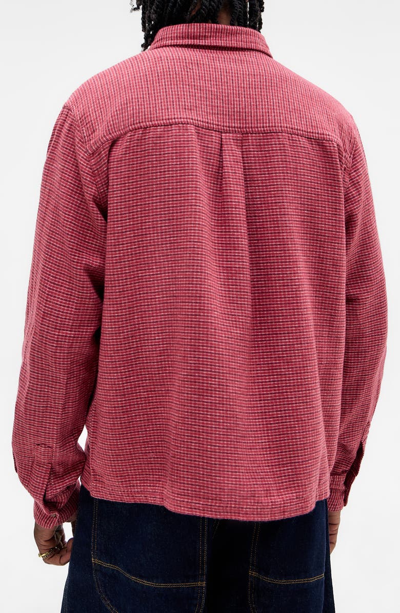 BDG Urban Outfitters Check Button-Up Shirt, Alternate, color, Red