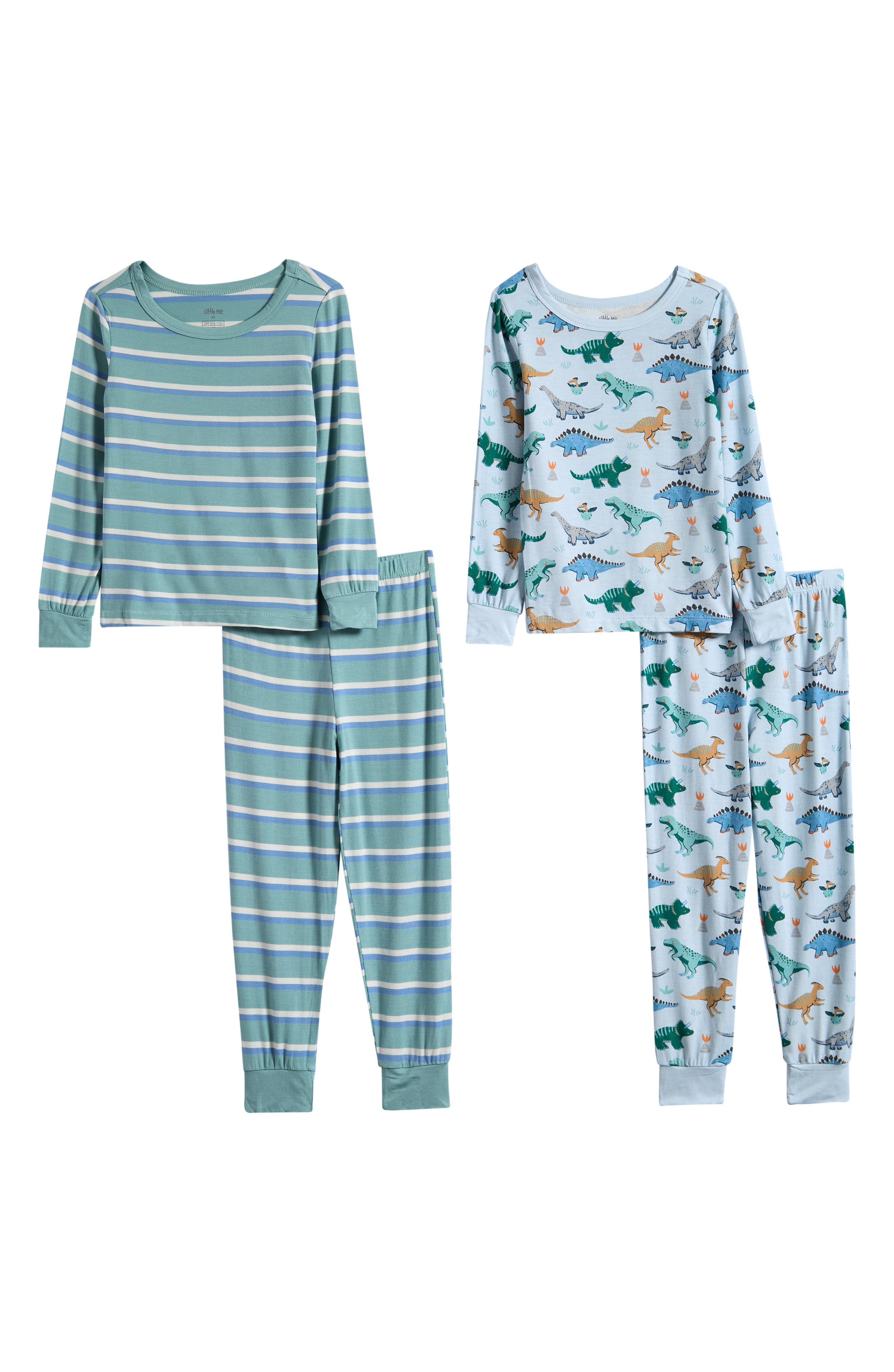 Kids' Dino 4-Piece Pajama Set