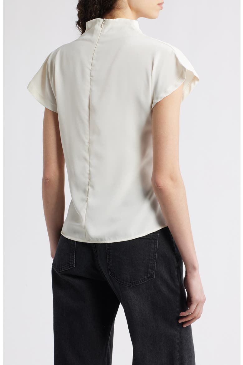 Jade Asymmetric Drape Top, Alternate, color, IVORY
