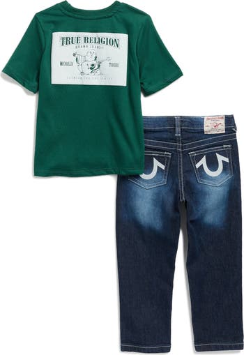Horseshoe Graphic T-Shirt & Jeans Set