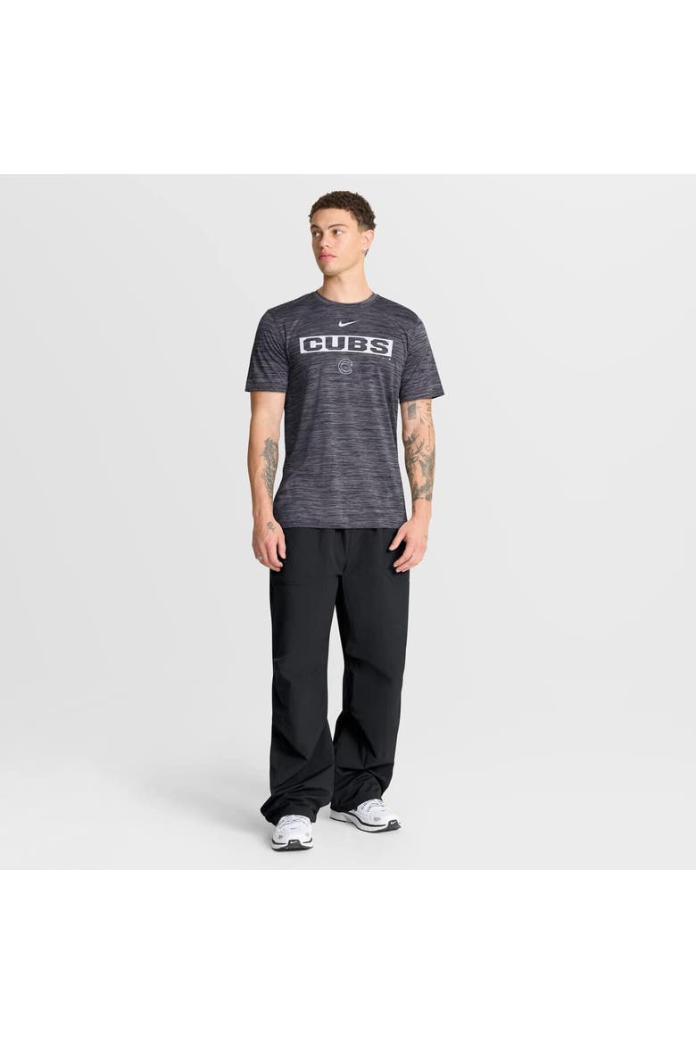 Men's Nike Black Chicago Cubs Velocity Dri-FIT T-Shirt, Alternate, color, Black