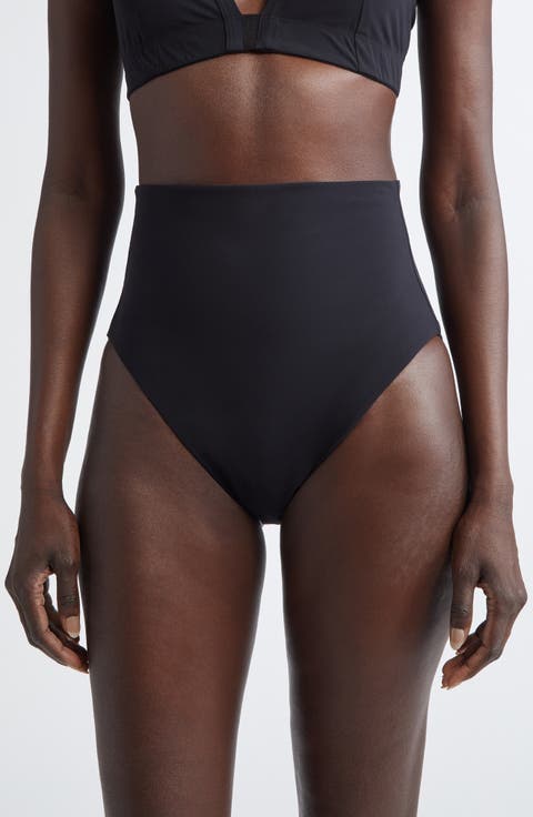 Dirt Brief High Waist Bikini Bottoms