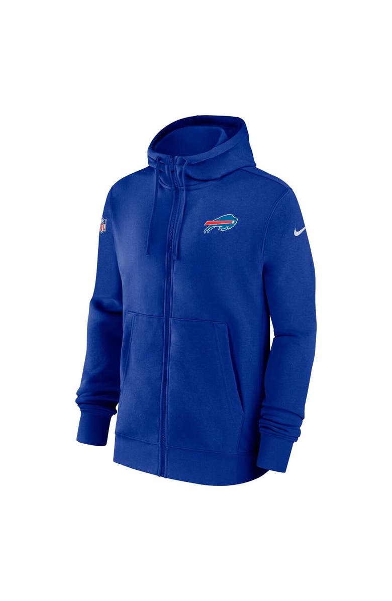 Nike Men's Nike Royal Buffalo Bills Sideline Club Performance Full-Zip Hoodie, Alternate, color, Royal