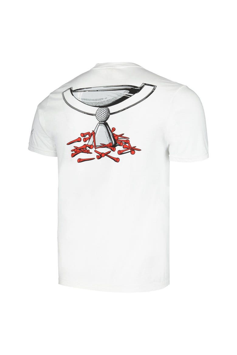 Men's Barstool Golf  White TOUR Championship Trophy T-Shirt, Alternate, color, White