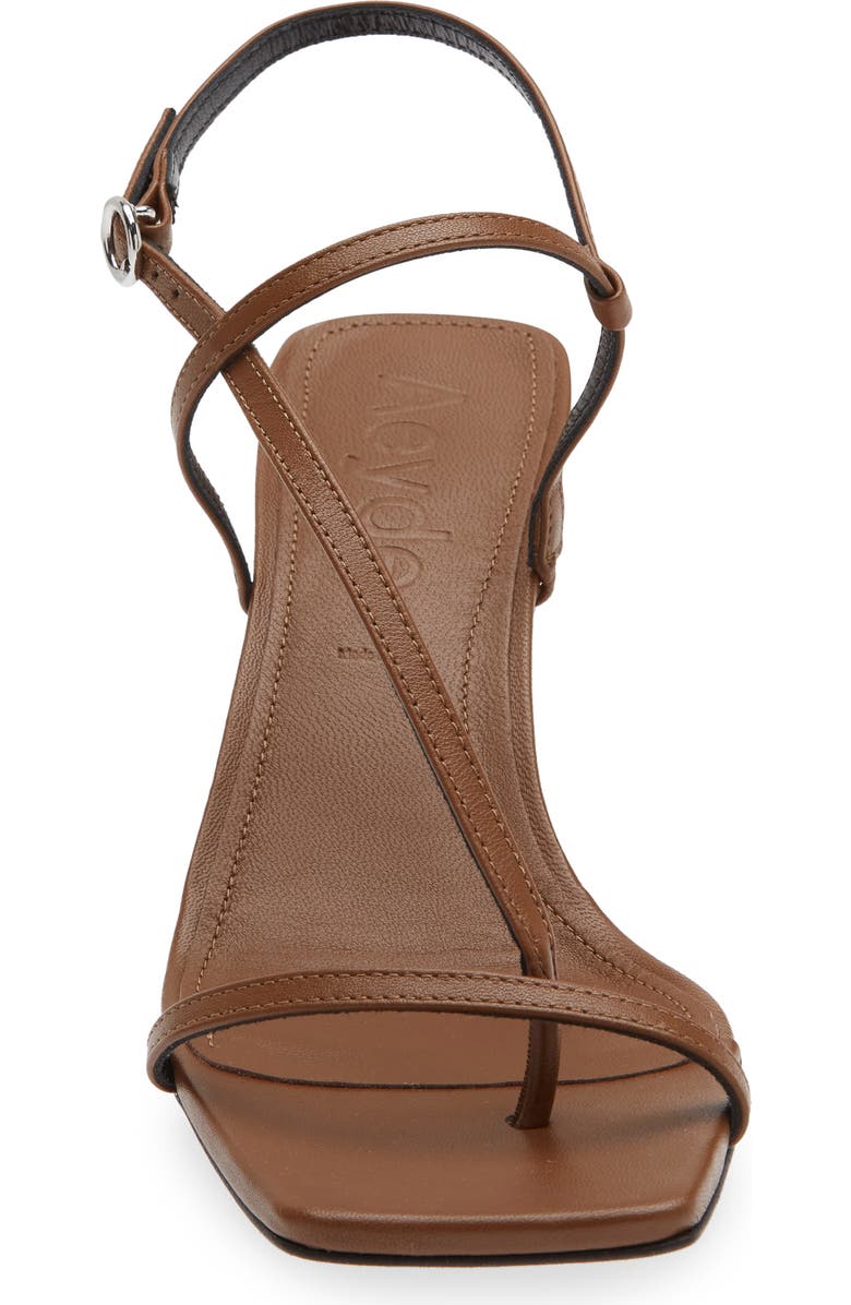 aeyde Elise Sandal, Alternate, color, Tobacco