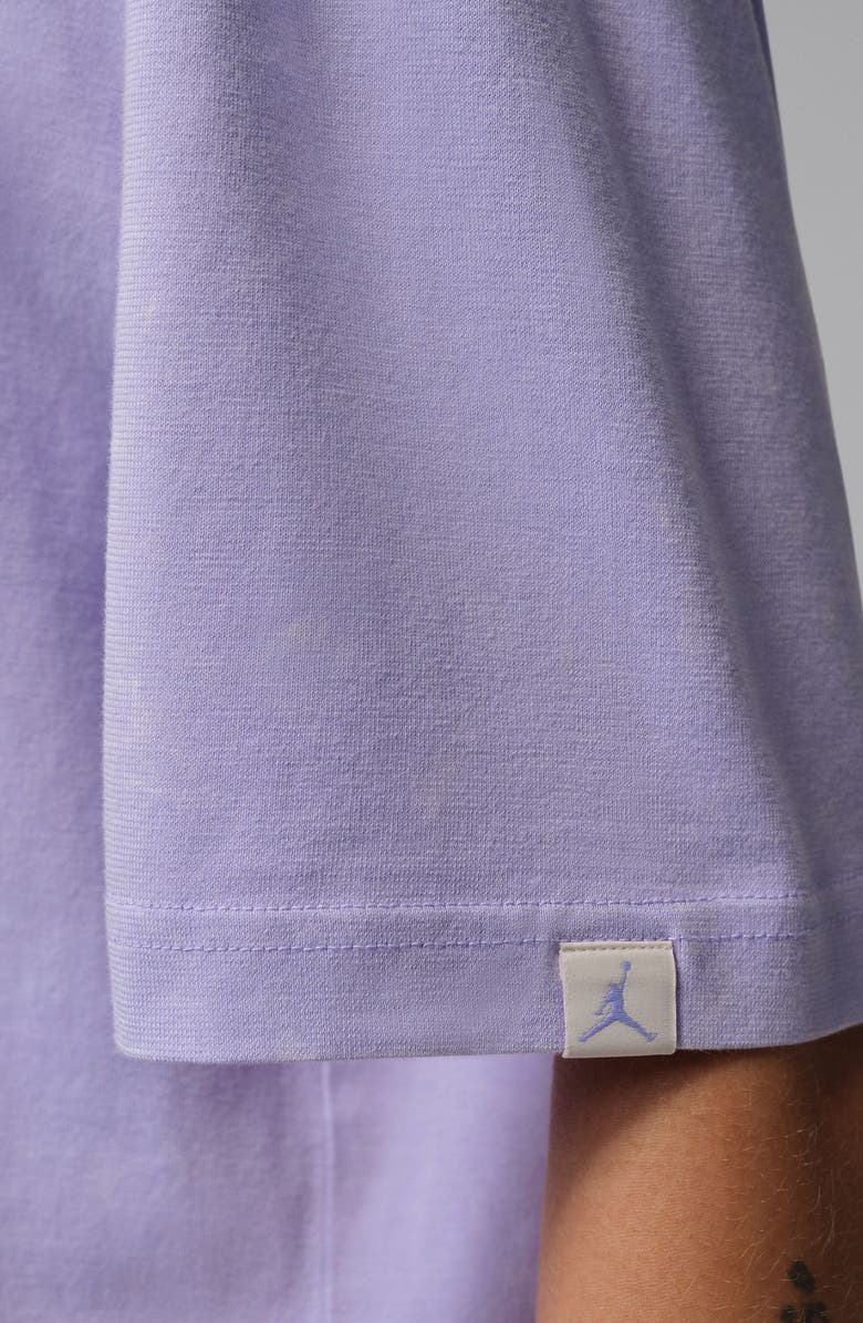 Jordan GFX Oversize Cotton T-Shirt, Alternate, color, Hydrangeas