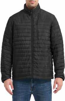 HAWKE & CO Rail Water Resistant Quilted Jacket