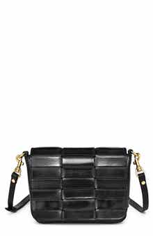 OLD TREND Lupi Woven Leather Crossbody Bag