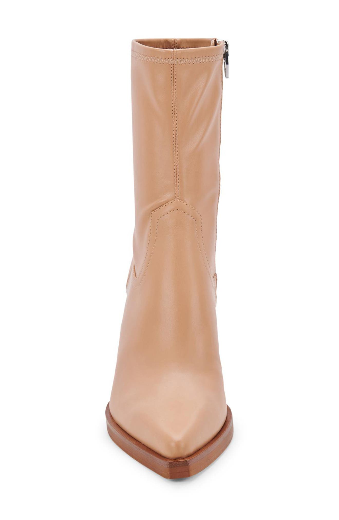 Boyd Pointed Toe Bootie, Alternate, color, TAN LEATHER