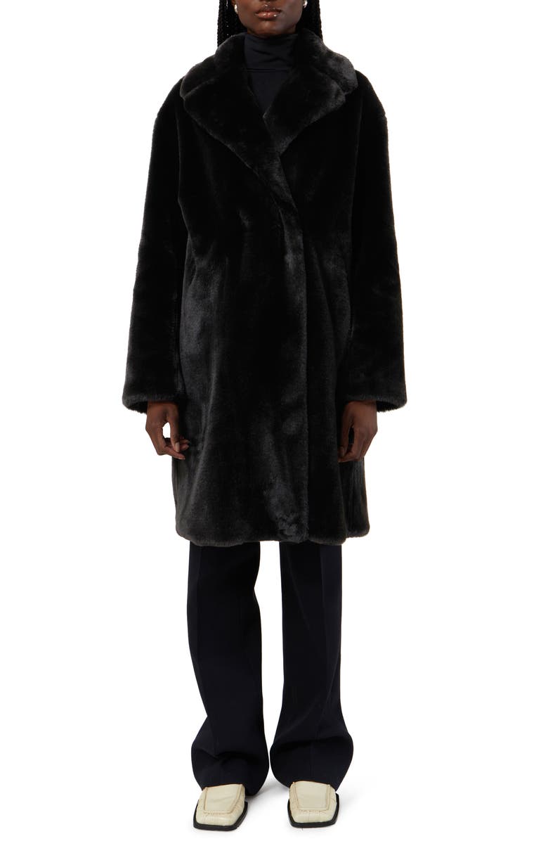 Apparis Stella Pluche<sup>™</sup> Faux Fur Coat, Main, color, 