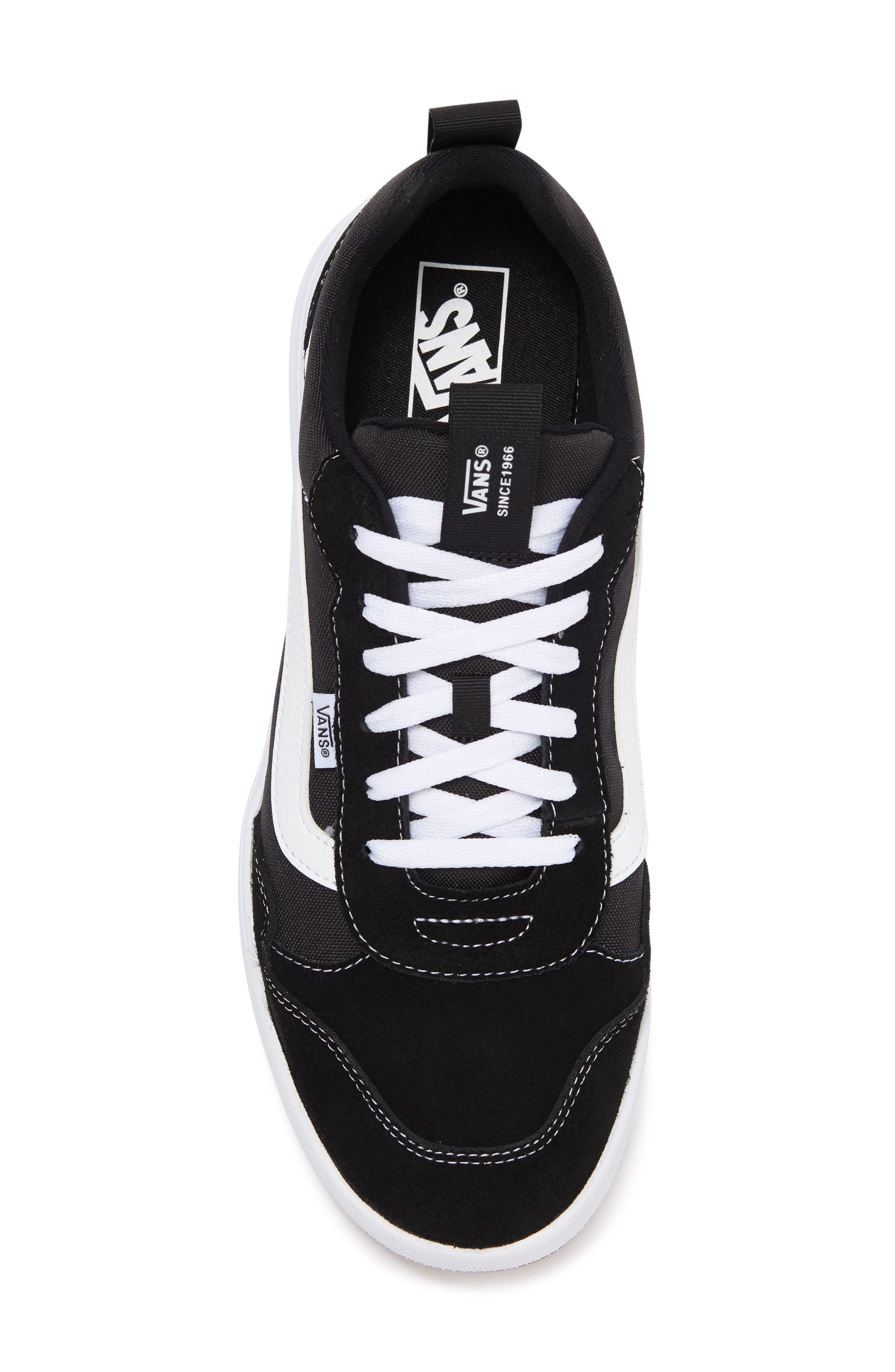 Vans Range Sneaker, Alternate, color, (Suede Canvas)Black