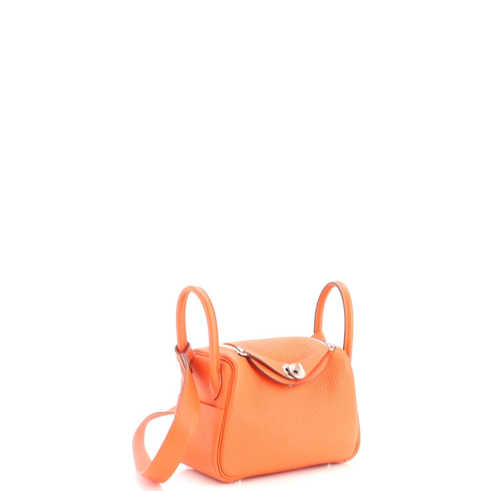 Lindy Bag Clemence Mini, Alternate, color, Orange