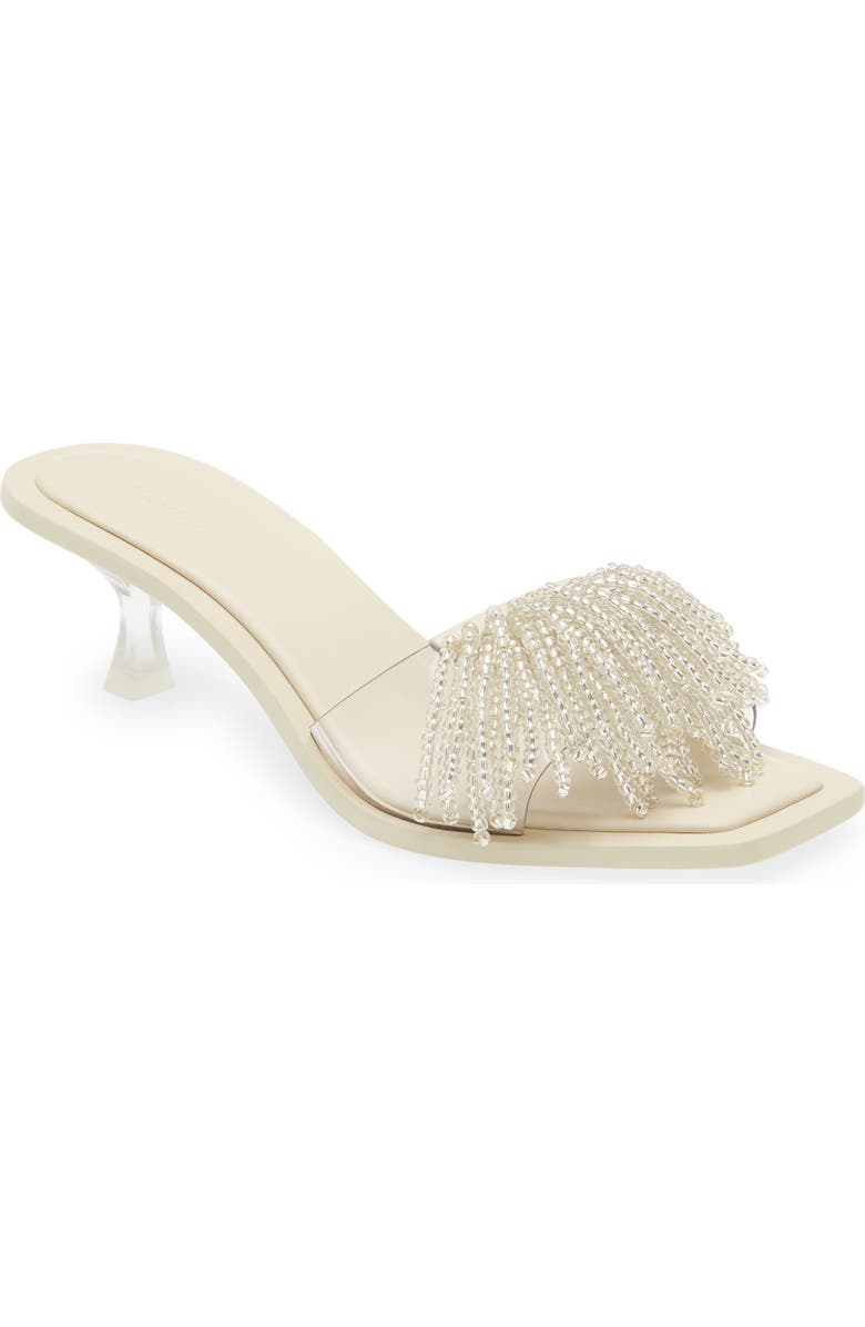 Cult Gaia Uma Beaded Fringe Sandal, Main, color,