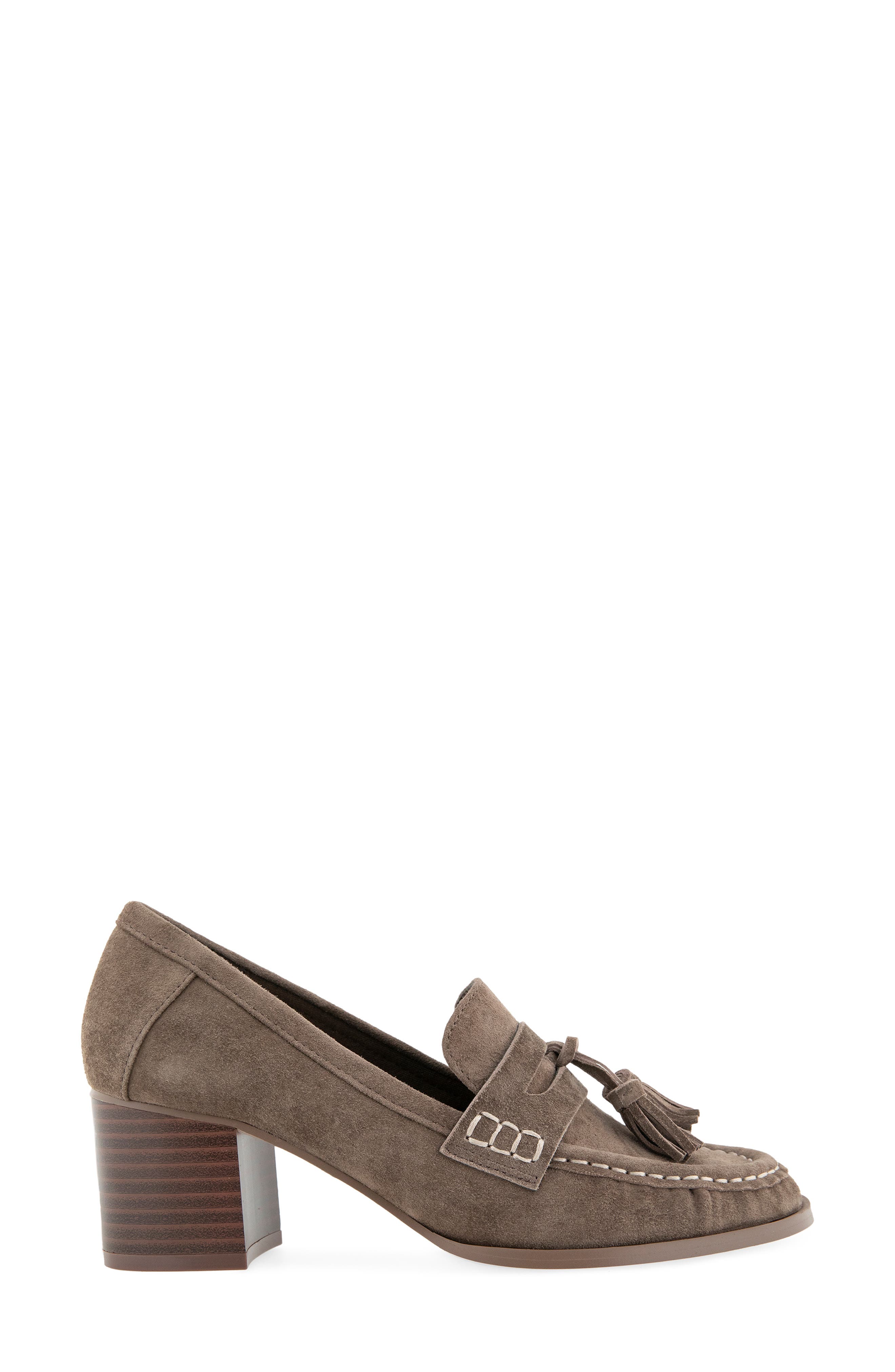 Splendid Martha Tassel Loafer Pump, Alternate, color, Taupe Gray