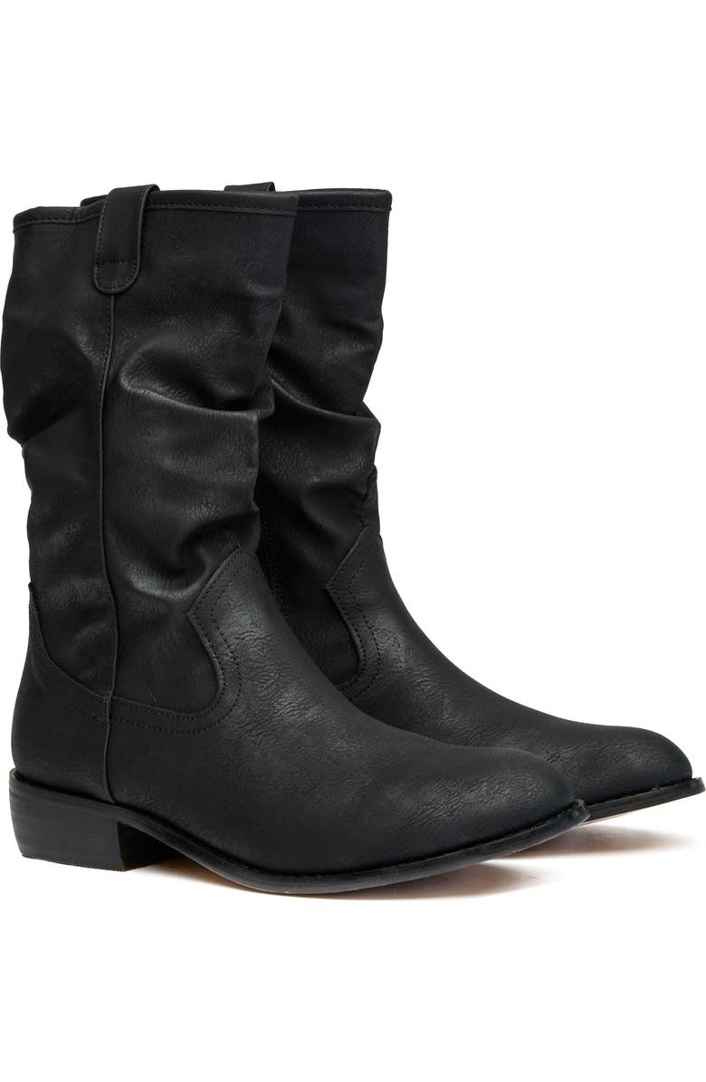 V.GAN LONDON Prune Mid Calf Boots, Alternate, color, Black
