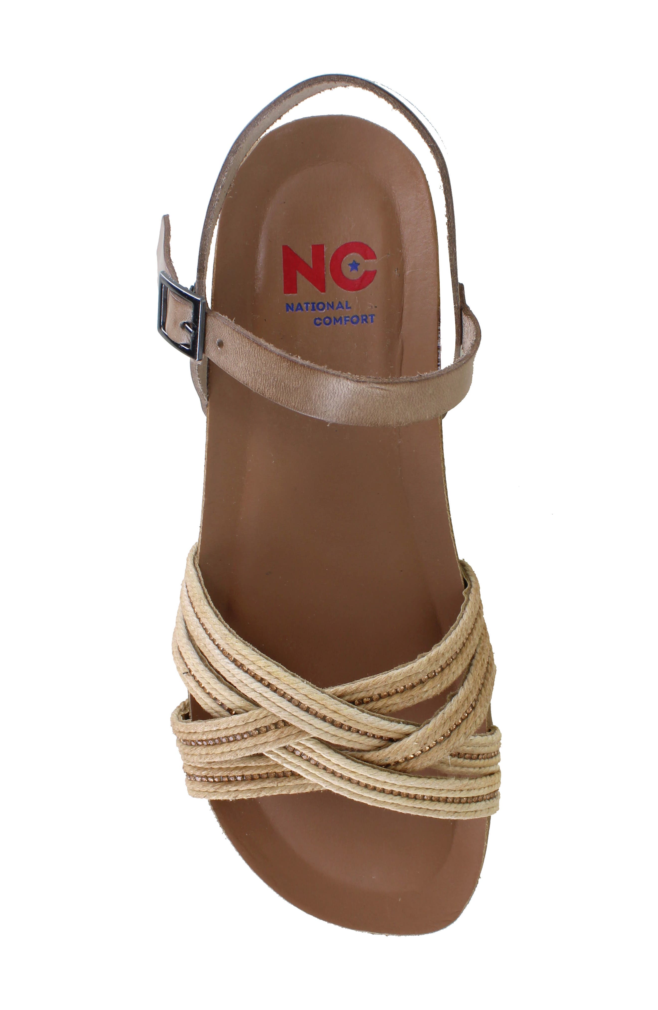 Porto Sandal, Alternate, color, TAUPE LEATHER