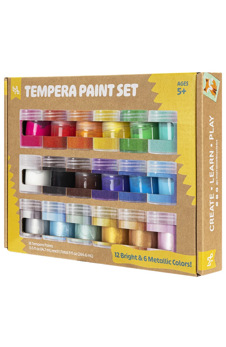 Little Yellow Bicycle Tempera Paint Set, Alternate, color, 