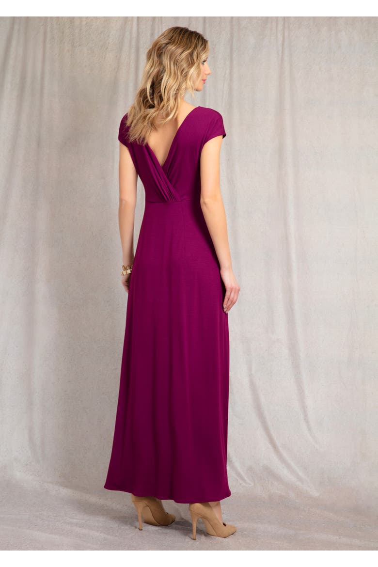Sophia Maxi Dress, Alternate, color, Plum Wine