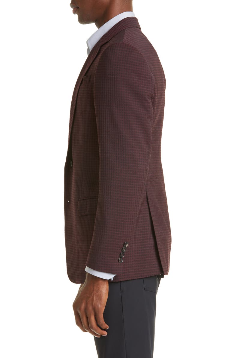 Emporio Armani G-Line Textured Box Stretch Virgin Wool Sport Coat, Alternate, color,