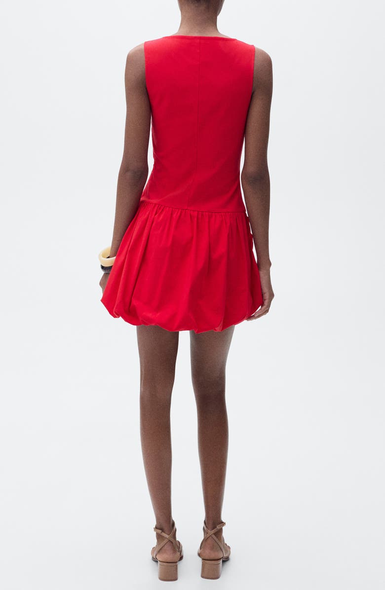 MANGO Bubble Hem Minidress, Alternate, color,