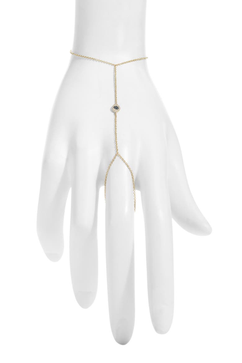 Evil Eye Hand Chain, Main, color, YELLOW