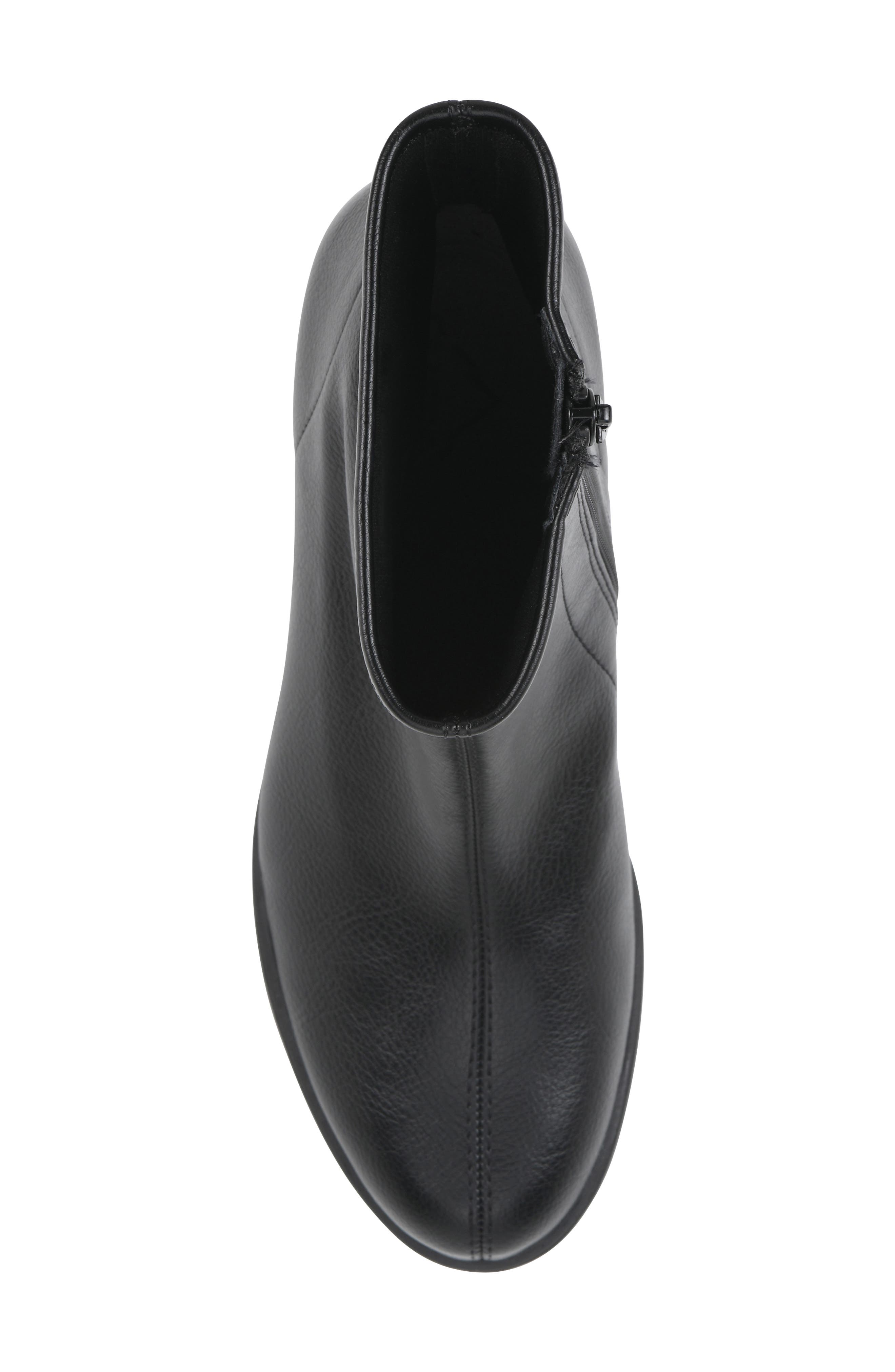 CLIFFS BY WHITE MOUNTAIN Huda Block Heel Bootie, Alternate, color, Black Smooth