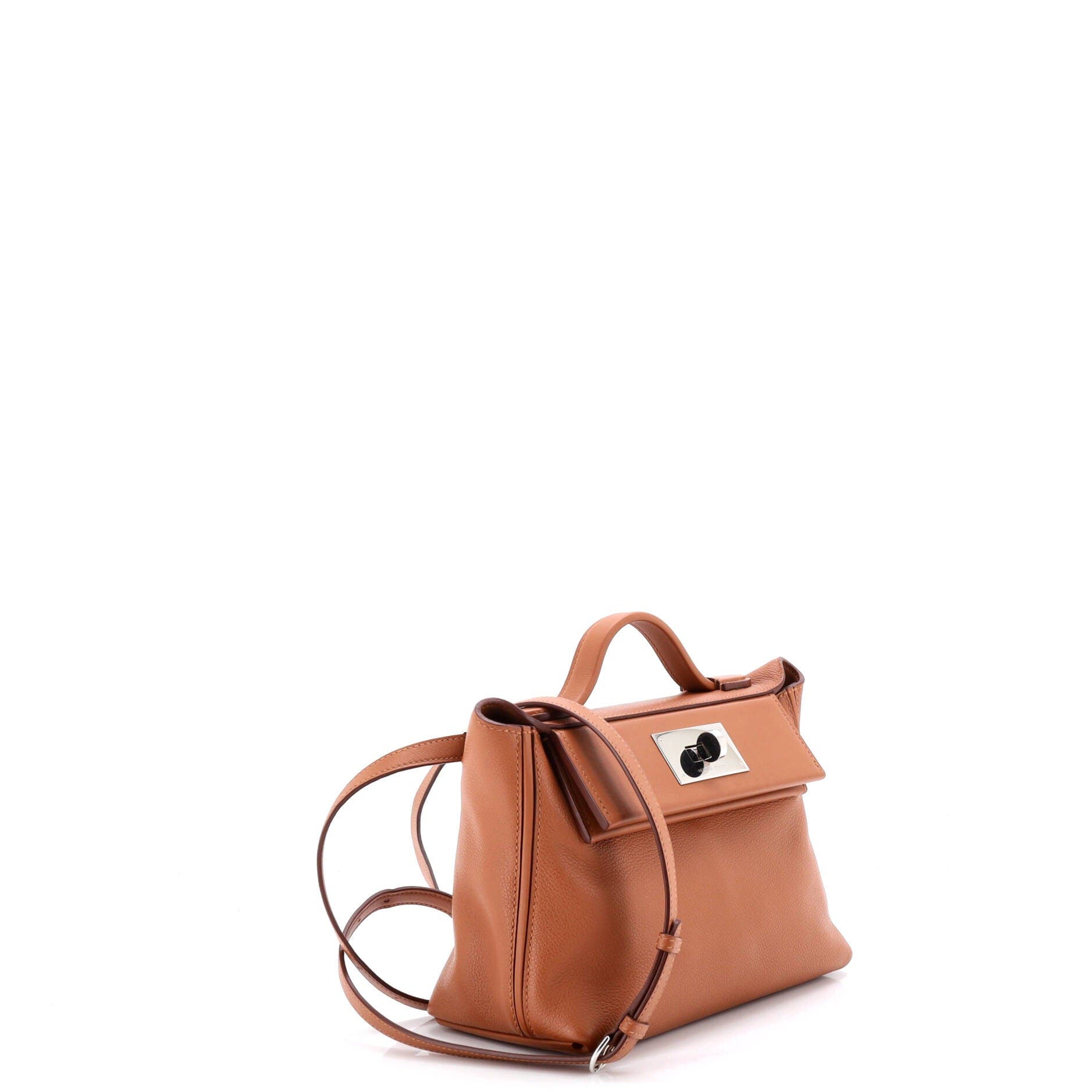 Pre-Owned Hermes 24/24 Bag Evercolor with Swift 21, Alternate, color, Gold