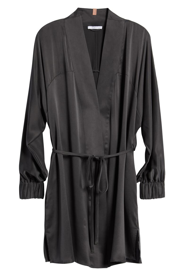 Washable Silk Robe, Main, color, MEDITATIVE GREY