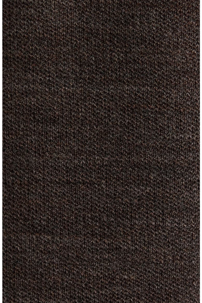 Mezner Wool & Cotton Knit Overshirt, Alternate, color, COFFEE