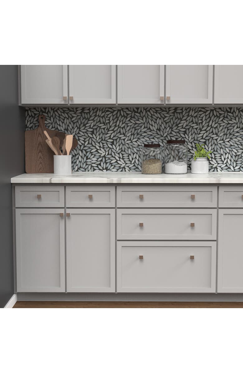 Heritage Designs Heritage Tempo Cabinet Knobs 10Pk, Alternate, color, Silver