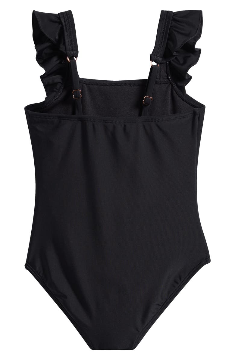 Raisins Kids' Tangalooma One-Piece Swimsuit, Alternate, color, Black