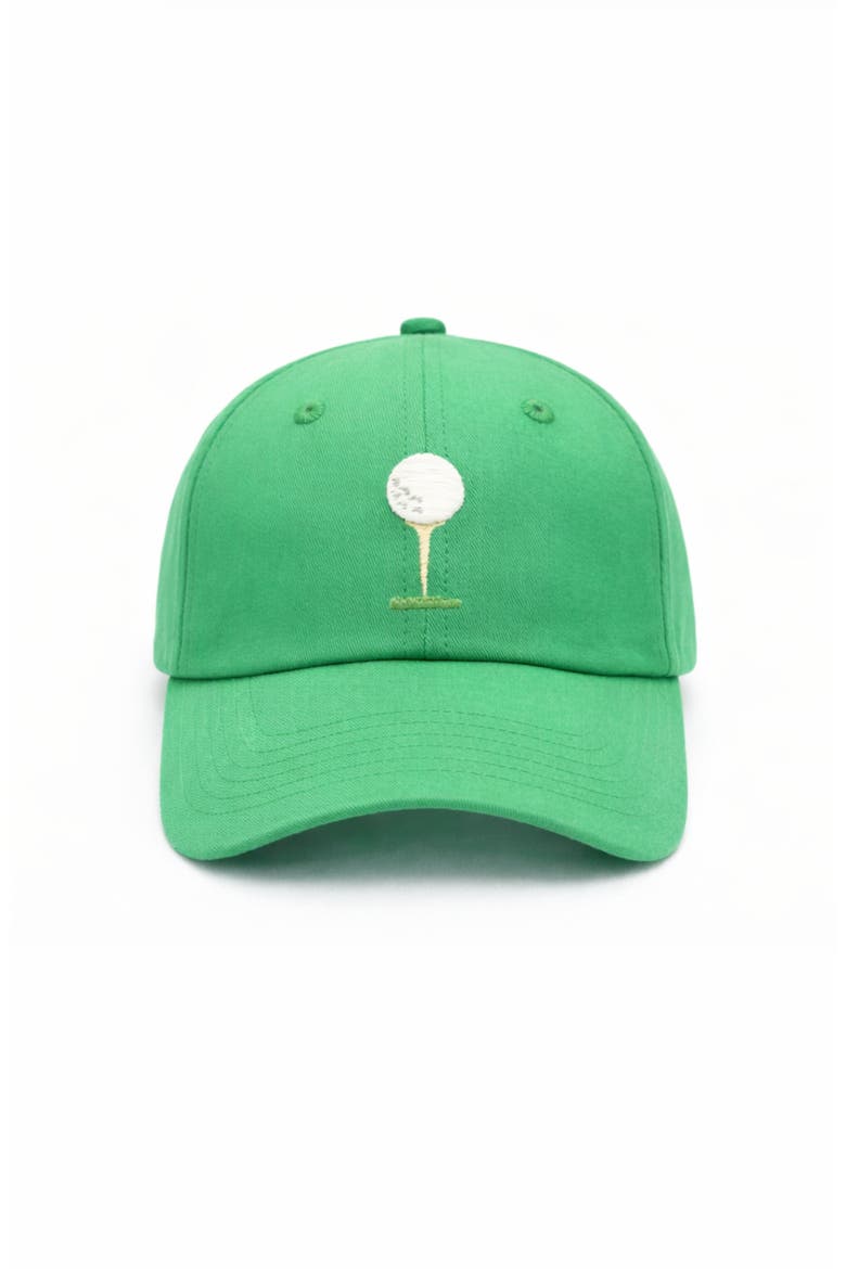 Tee Time Baseball Hat, Alternate, color, Green