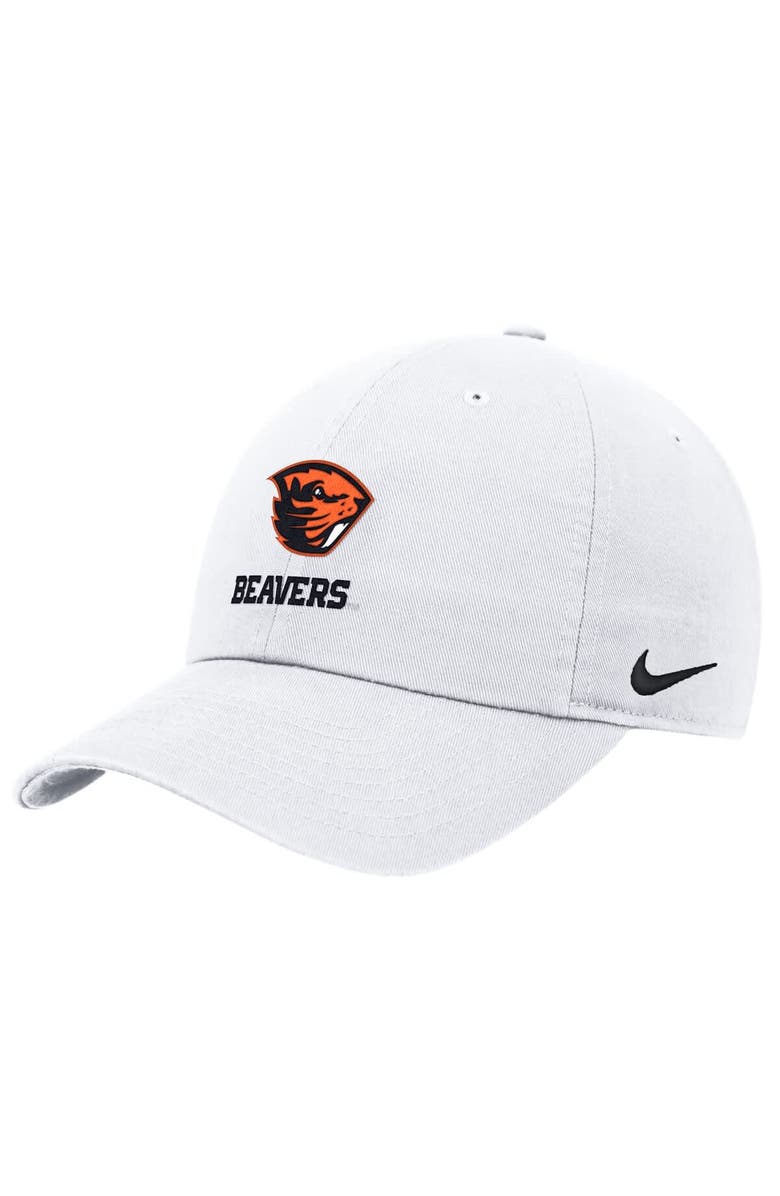 Nike Men's Nike White Oregon State Beavers 2025 On-Field Club Adjustable Hat, Alternate, color, White