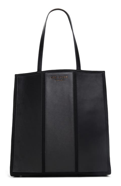 Ava Canvas & Leather Tote Bag