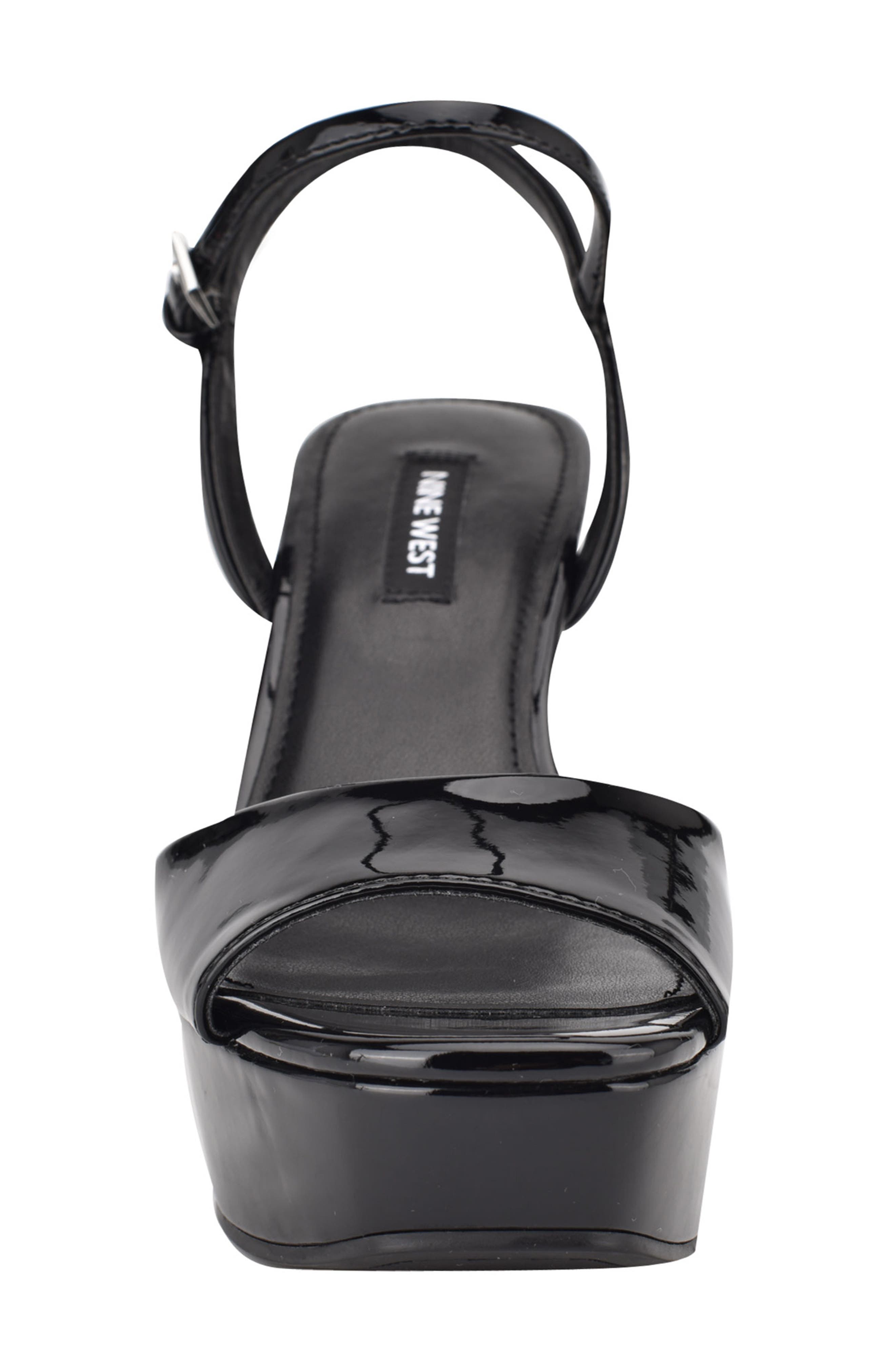 Nine West Kinda Platform Wedge Sandal, Alternate, color, 