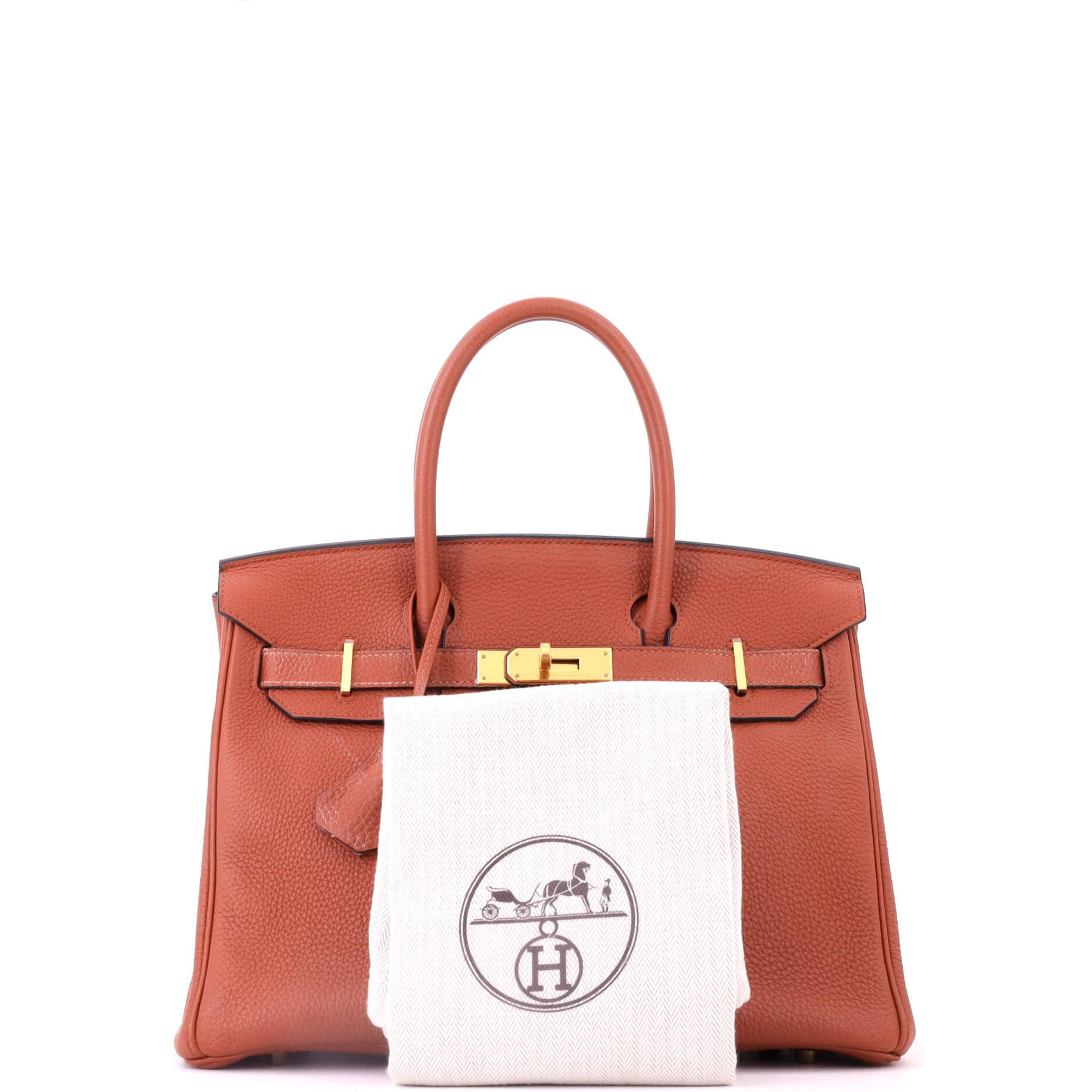 Birkin Handbag Brown Togo with Gold Hardware 30, Alternate, color, Cuivre