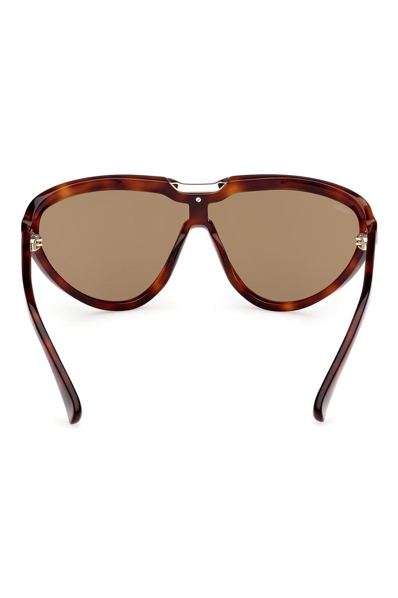 Emil 0mm Shield Sunglasses, Alternate, color, CLASSIC HAVANA / BROWN LENSES