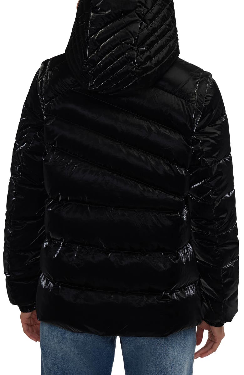 Scotch & Soda Schyler Boxy Water Repellent Puffer Jacket, Alternate, color, Black
