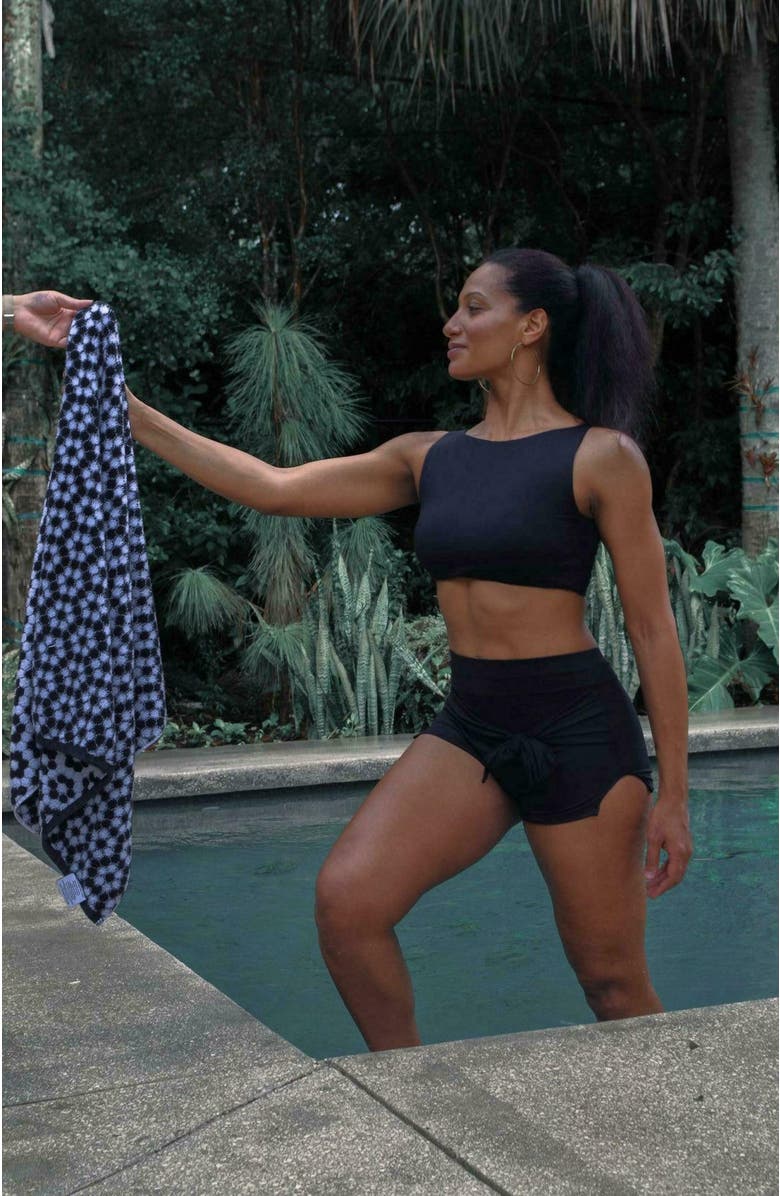 Mary Mercedes Moe Cropped Bikini Tank, Alternate, color, Black