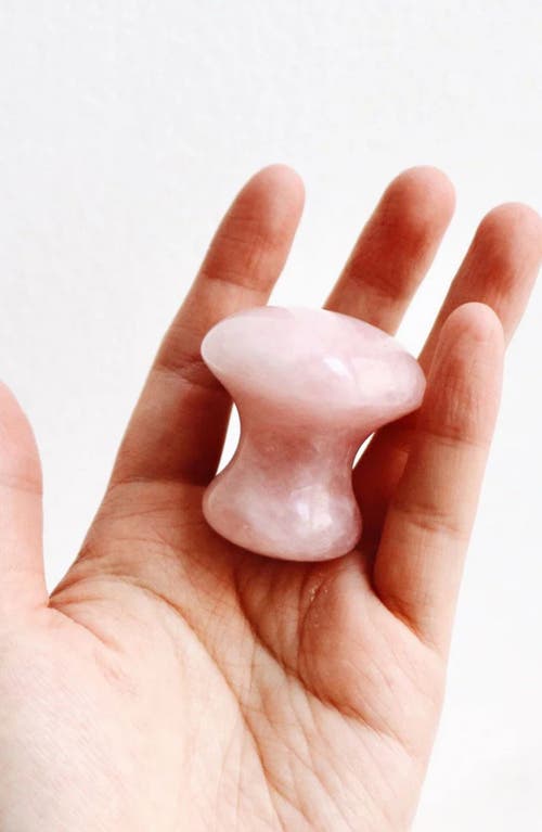Mount Lai Rose Quartz Eye Massage Tool In Pink