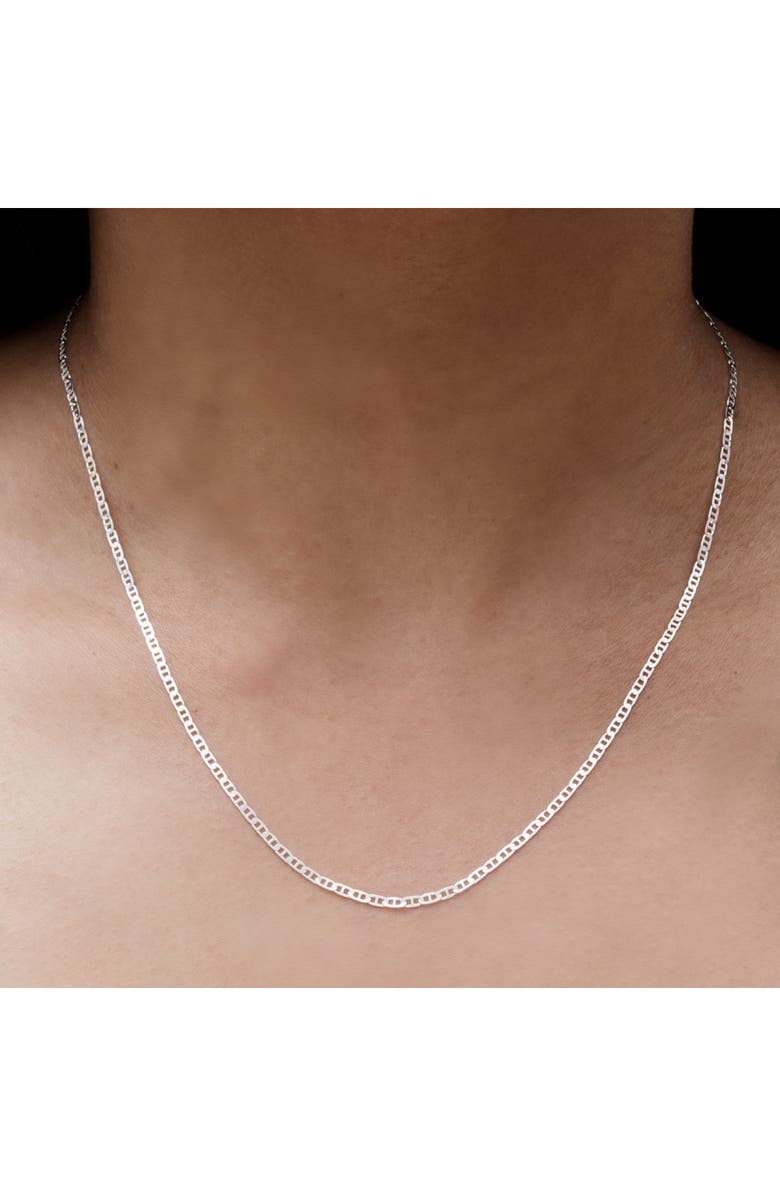 BEST SILVER Sterling Silver 050 Gauge Mariner Chain 18", Alternate, color, Silver