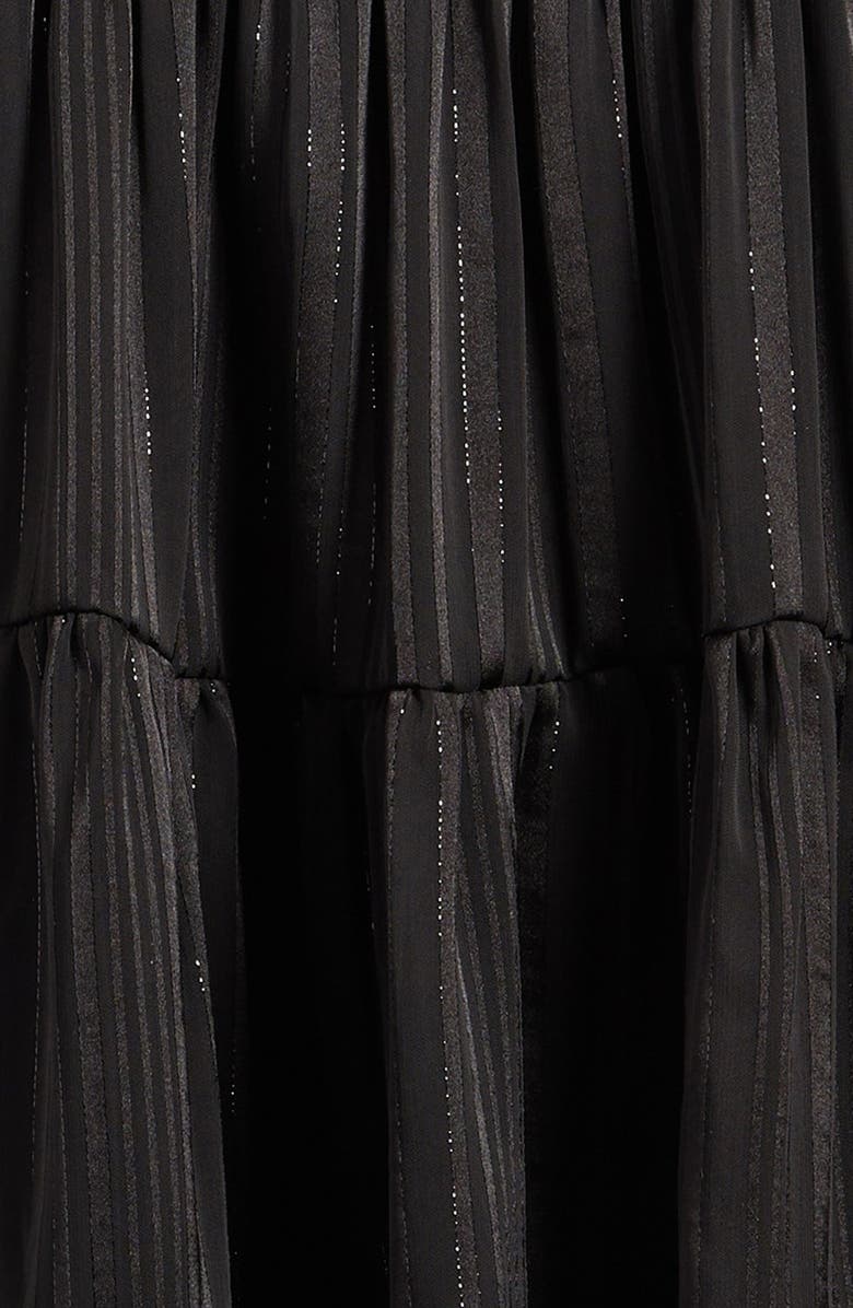 Ava & Yelly Kids' Swiss Dot Long Sleeve Dress, Alternate, color, Black