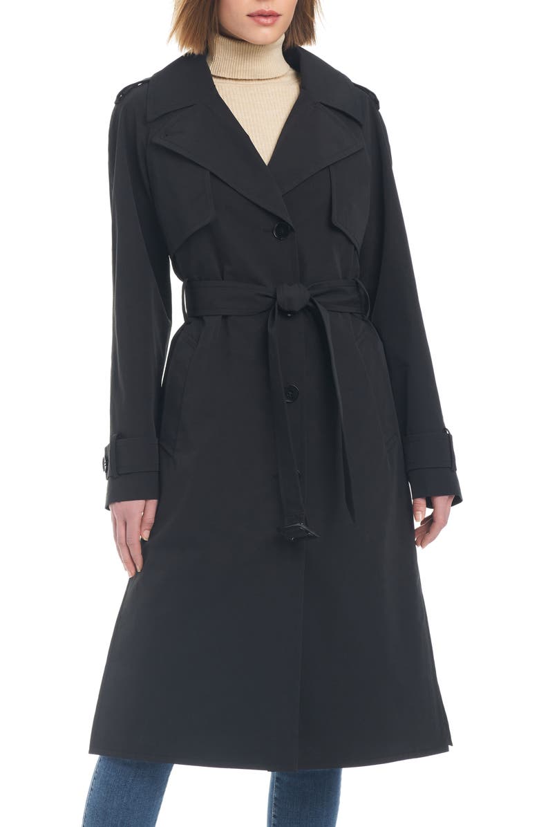 Kate Spade New York water resistant trench coat, Alternate, color,
